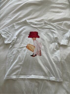 In Print We Trust Baby Tee (never worn)